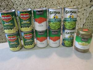 lot 141 image: Assorted Canned Veggies  F-2...