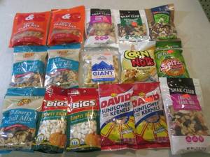 lot 147 image: Assorted Bags of Trail Mix Etc  F-2...