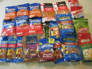 lot 150 image: Assorted Bags of Nuts Etc  F-3...