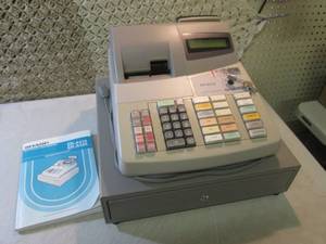 lot 151 image: Sharp ER-A410 Electronic Cash Regis...