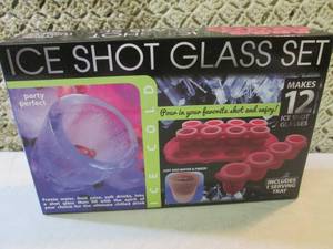 lot 175 image: Ice Shot Glass Making Kit 12 Molds ...
