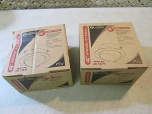 lot 204 image: Lot of 2 4 Nickel Eyeball Light Fi...