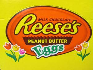 lot 206 image: Box of 36 Reeses Peanut Butter Eggs...