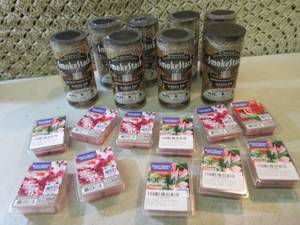 lot 212 image: 8 Smoke Stack Classic Oak Canister ...