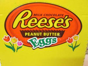 lot 242 image: Box of 36 Reeses Peanut Butter Eggs...