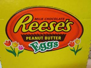 lot 258 image: Box of 36 Reeses Peanut Butter Eggs...