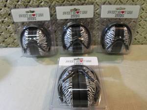 lot 265 image: Lot of 4 Zebra Print Shooting Earmu...