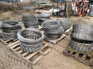 lot 60 image: (475) 30 Diameter Stainless Steel...