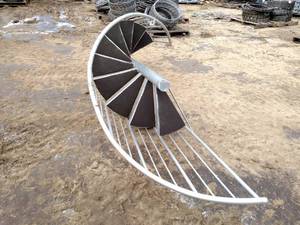 lot 64 image: Aluminum Spiral Staircase, Approx. ...