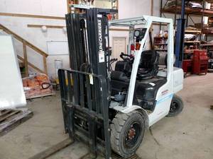 lot 9 image: 2014 Nissan 70 LP Gas Forklift, Mod...