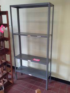 lot 107 image: 4-Tier Metal Storage Rack