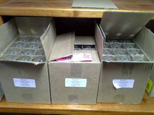lot 137 image: Lot of (36) Northern Vineyards Winery Connoisseur Grand Champagne Flutes TA12