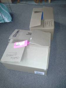 lot 152 image: Various Assortment of Table Covers, Round Patio Table Covers - Canvas and Plastic