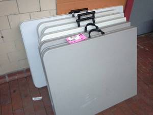lot 319 image: Lot of (7) Folding Tables