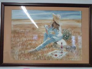 lot 330 image: Lot of (5) Framed Wall Art