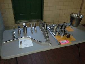 lot 342 image: Stainless Steel Wine Making Accessories