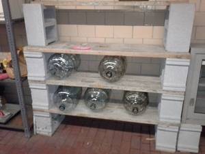 lot 320 image: Lot of (Approximately 20) Cinder Blocks and Wood Planks