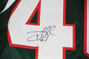 Devan Dubnyk Minnesota Wild Jersey Auto TSE COA