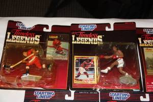 1995 1996 Starting Lineup Timeless Legends Figure Lot  5 Items
