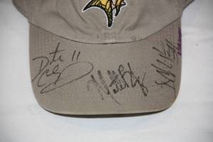 Twins Enterprises Minnesota Vikings Strapback with Auto