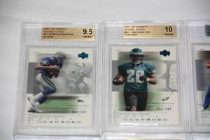 Graded Football Card Lot  16 Cards