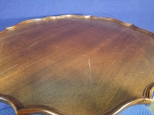 lot 12 image: Wooden Round Table
