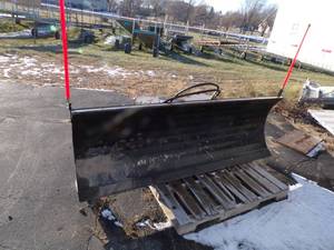 lot 2 image: Skid Loader Snow Plow