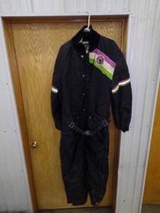 lot 9 image: Vintage Large Arctic Cat Snowmobile Suit