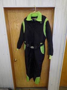 lot 11 image: Vintage x Large Arctic Cat Snowmobile Suit