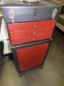 lot 38 image: Tool Box with Stand