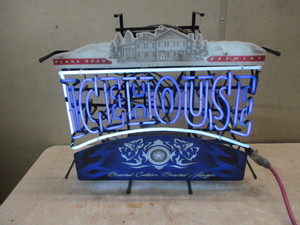 lot 2 image: Icehouse Beer Neon Sign