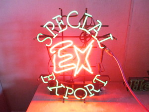lot 9 image: Special Export Lighted Beer Sign