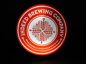 lot 11 image: Indeed Brewing Lighted Beer Sign