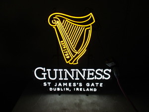 lot 12 image: Guiness Beer Neon Sign