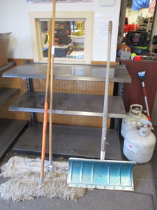 lot 57 image: Dustmops and a shovel