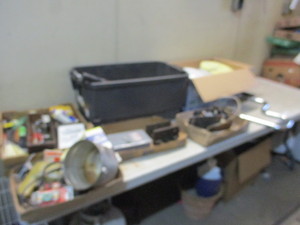 lot 60 image: Misc Electrical, tools and hardware