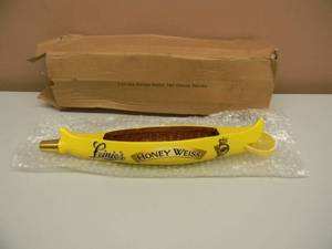 LEINIES HONEY WEISS TALL CANOE TAP HANDLE - NEW IN BOX - SEE PICTURES