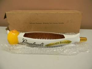 LEINIES SUMMER SHANDY TALL CANOE TAP HANDLE - NEW IN BOX - SEE PICTURES