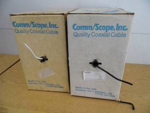 lot 21 image: 2 Boxes of Coax Cable