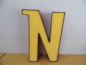lot 28 image: LED Letter N