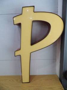 lot 31 image: LED Letter P