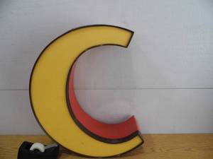 lot 32 image: LED Letter C
