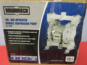 lot 695 image: ROUGHNECK AIR-OPERATED DOUBLE DIAPHRAGM PUMP