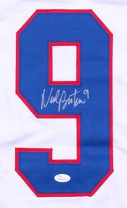 lot 28 image: Neal Broten Signed Team USA White Jersey (JSA COA)