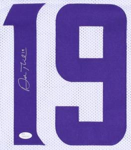 lot 5 image: Adam Thielen Signed White Jersey (JSA Hologram)