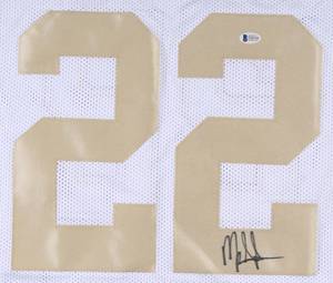 lot 21 image: Mark Ingram Jr. Signed Jersey (Beckett COA)