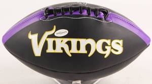 lot 34 image: Eric Kendricks Signed Vikings Logo Football (TSE COA)