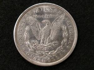 lot 44 image: 1921 D Morgan Silver Dollar...