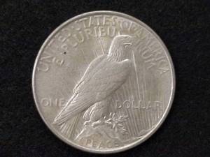 lot 52 image: 1922 Peace Silver Dollar...