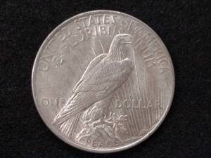 lot 53 image: 1922 Peace Silver Dollar...